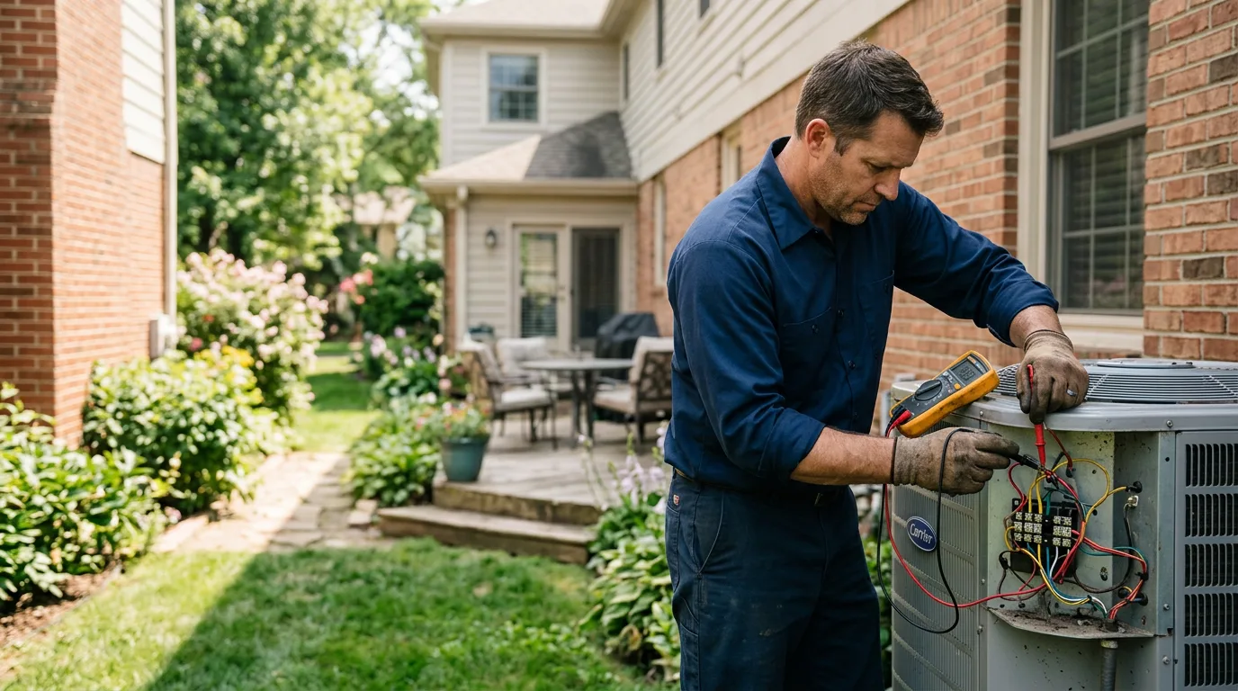 HVAC technician working near Driscoll, TX